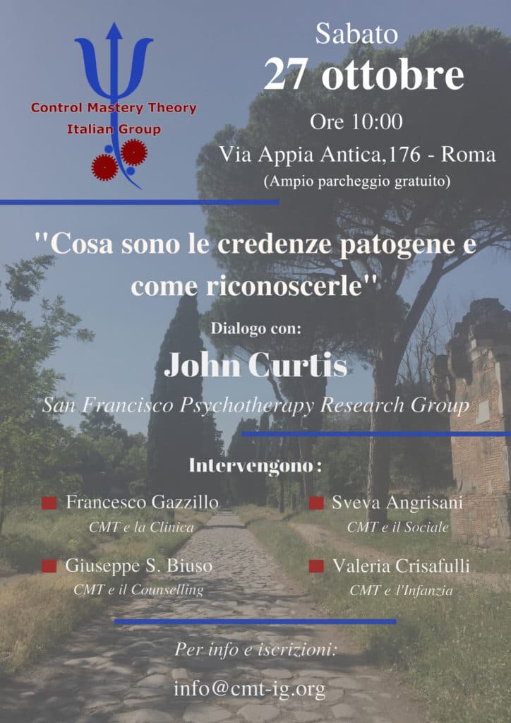 27 ottobre 2018 – Lezione di John Curtis a Roma